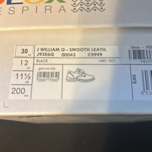 Geox leather shoes size 12 new in box - Picture 4 of 4